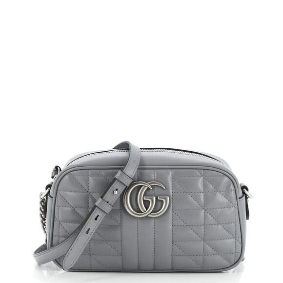 Gucci | Bags | Gucci Gg Marmont Shoulder Bag Mixed Matelasse Leather ...